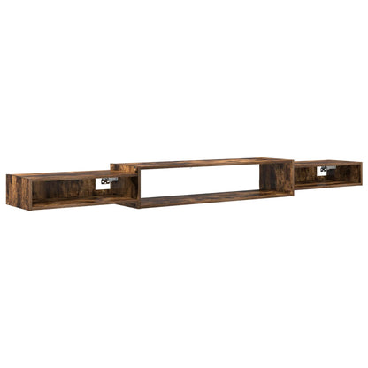Wall-mounted TV Cabinet Wall-Mounted Smoked Oak