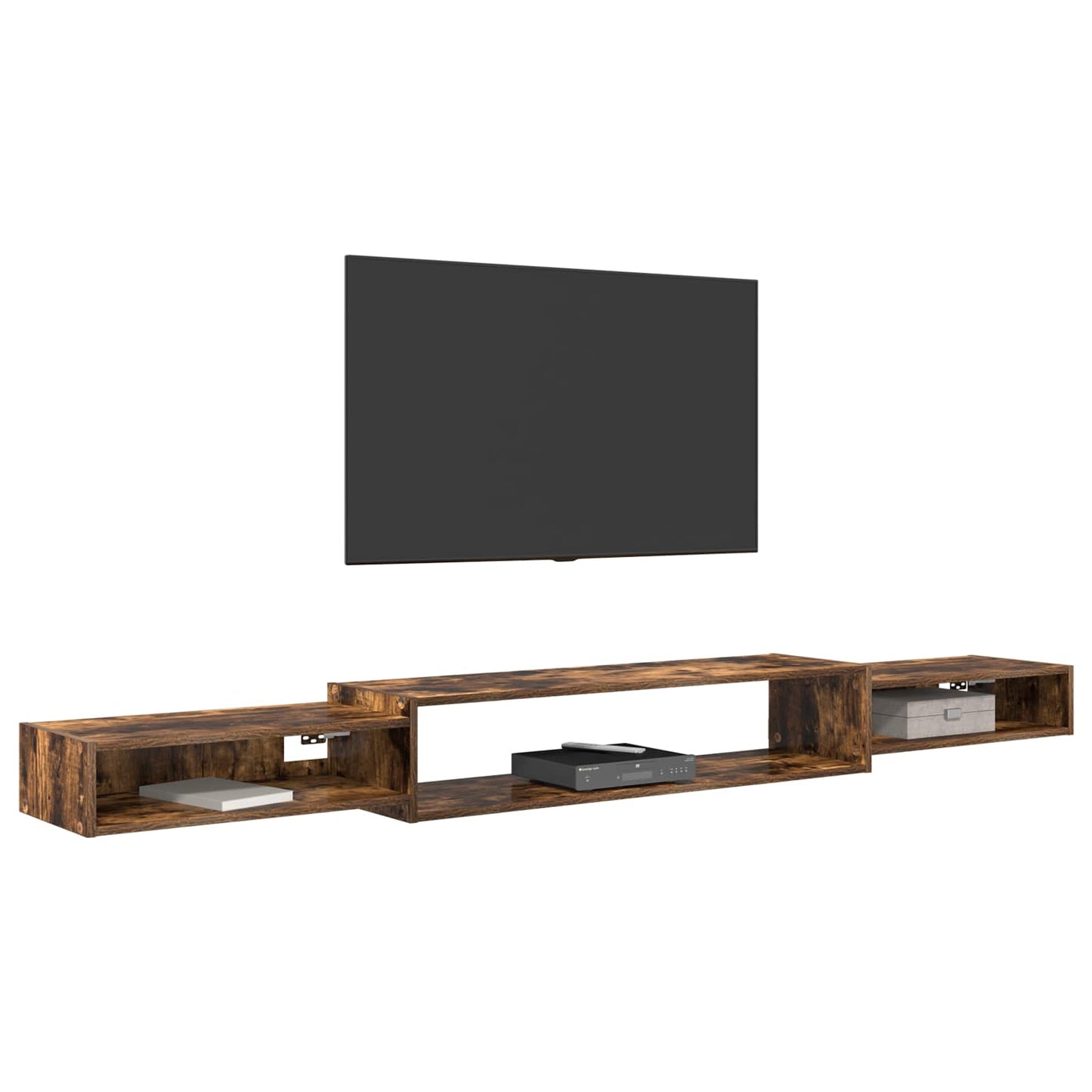 Wall-mounted TV Cabinet Wall-Mounted Smoked Oak