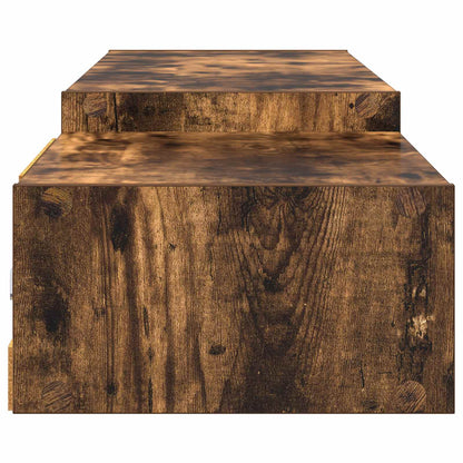 Wall-mounted TV Cabinet Wall-Mounted Smoked Oak