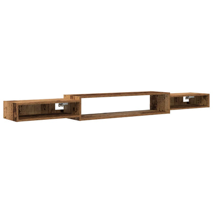 Wall-mounted TV Cabinet Wall-Mounted Old Wood 220 x 28 x 21 cm