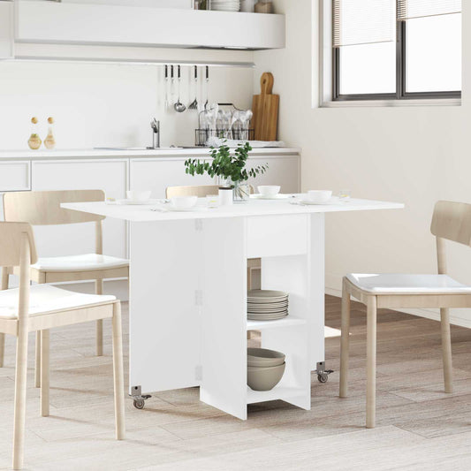 Dinning Table 115 x 70 x 75 cm Engineered Wood White