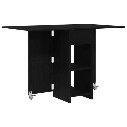 Dinning Table 115 x 70 x 75 cm Engineered Wood Black Oak