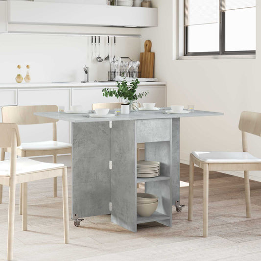 Dinning Table 115 x 70 x 75 cm Engineered Wood Concrete Grey