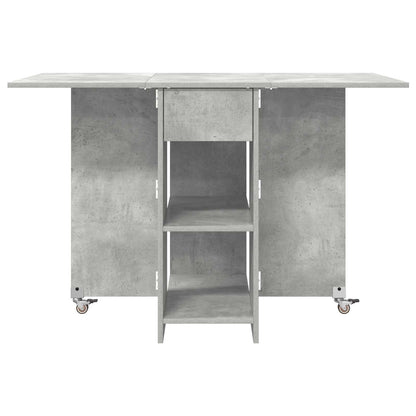 Dinning Table 115 x 70 x 75 cm Engineered Wood Concrete Grey