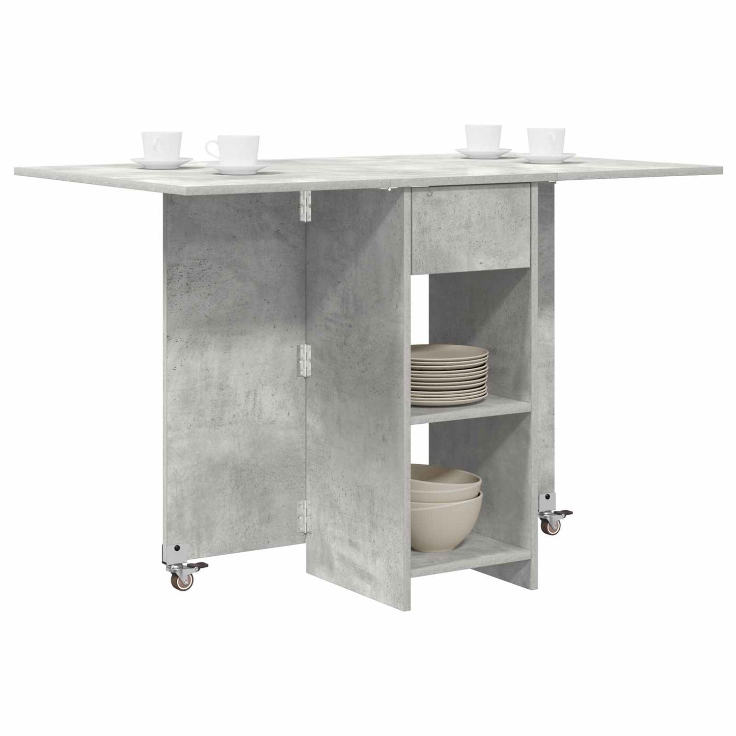 Dinning Table 115 x 70 x 75 cm Engineered Wood Concrete Grey