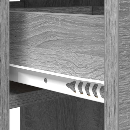 Dinning Table 115 x 70 x 75 cm Engineered Wood Grey Sonoma