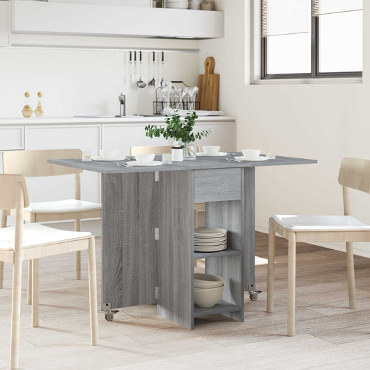 Dinning Table 115 x 70 x 75 cm Engineered Wood Grey Sonoma