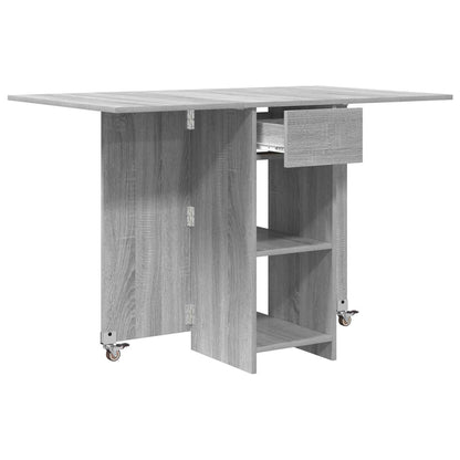 Dinning Table 115 x 70 x 75 cm Engineered Wood Grey Sonoma