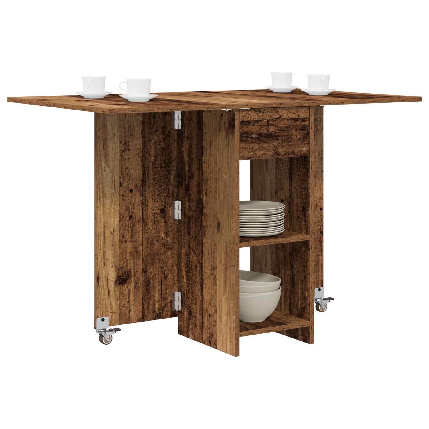 Dinning Table 115 x 70 x 75 cm Engineered Wood Old Wood