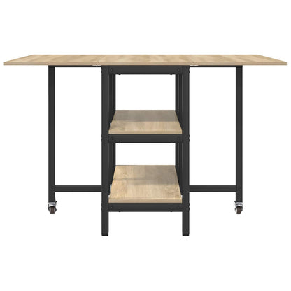 Dinning Table 122 x 80 x 76.5 cm Engineered Wood Sonoma Oak
