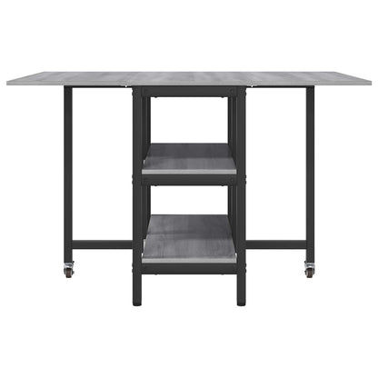 Dinning Table 122 x 80 x 76.5 cm Engineered Wood Grey Sonoma