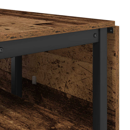 Dinning Table 122 x 80 x 76.5 cm Engineered Wood Old Wood