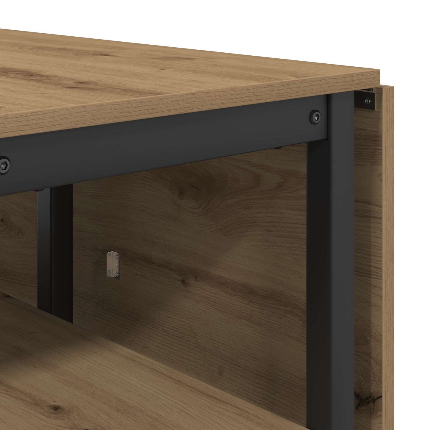 Dinning Table 122 x 80 x 76.5 cm Engineered Wood Artisan Oak