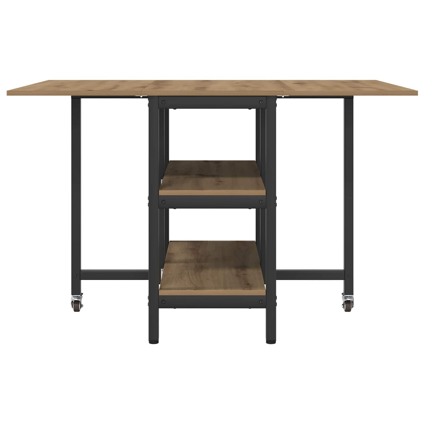 Dinning Table 122 x 80 x 76.5 cm Engineered Wood Artisan Oak