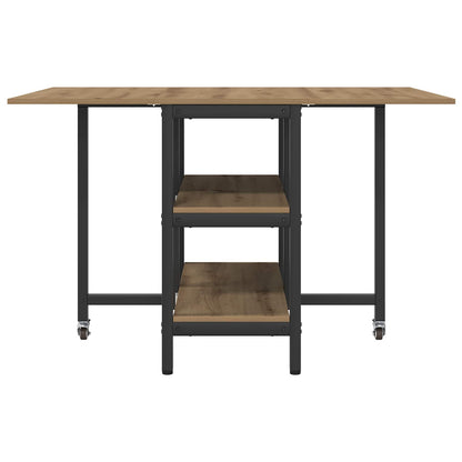 Dinning Table 122 x 80 x 76.5 cm Engineered Wood Artisan Oak