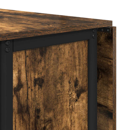 Folding Dining Table with Castors 130 x 80 x 76.5 cm steel PB