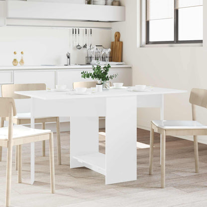 Dinning Table 138 x 70 x 73.5 cm Engineered Wood White