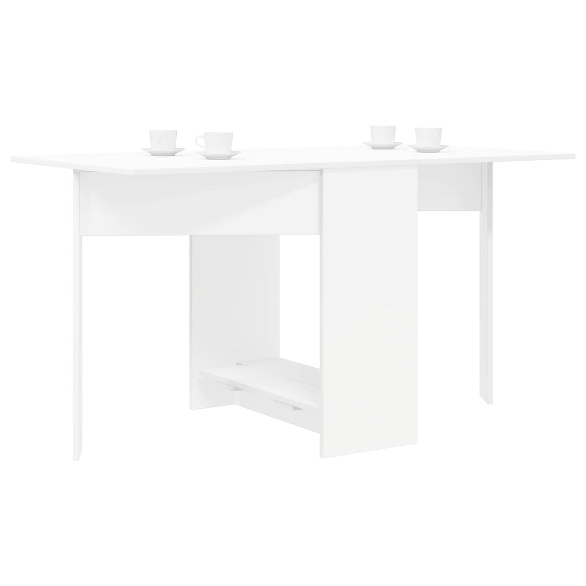 Dinning Table 138 x 70 x 73.5 cm Engineered Wood White