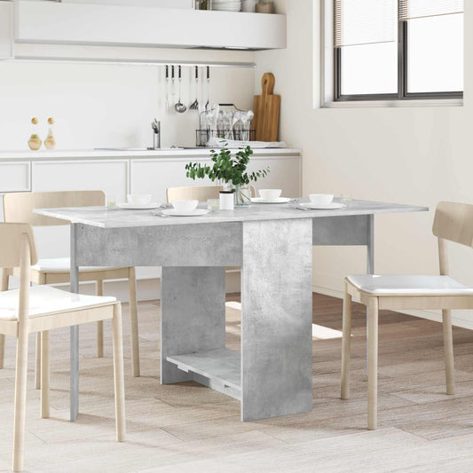 Dinning Table 138 x 70 x 73.5 cm Engineered Wood Concrete Grey