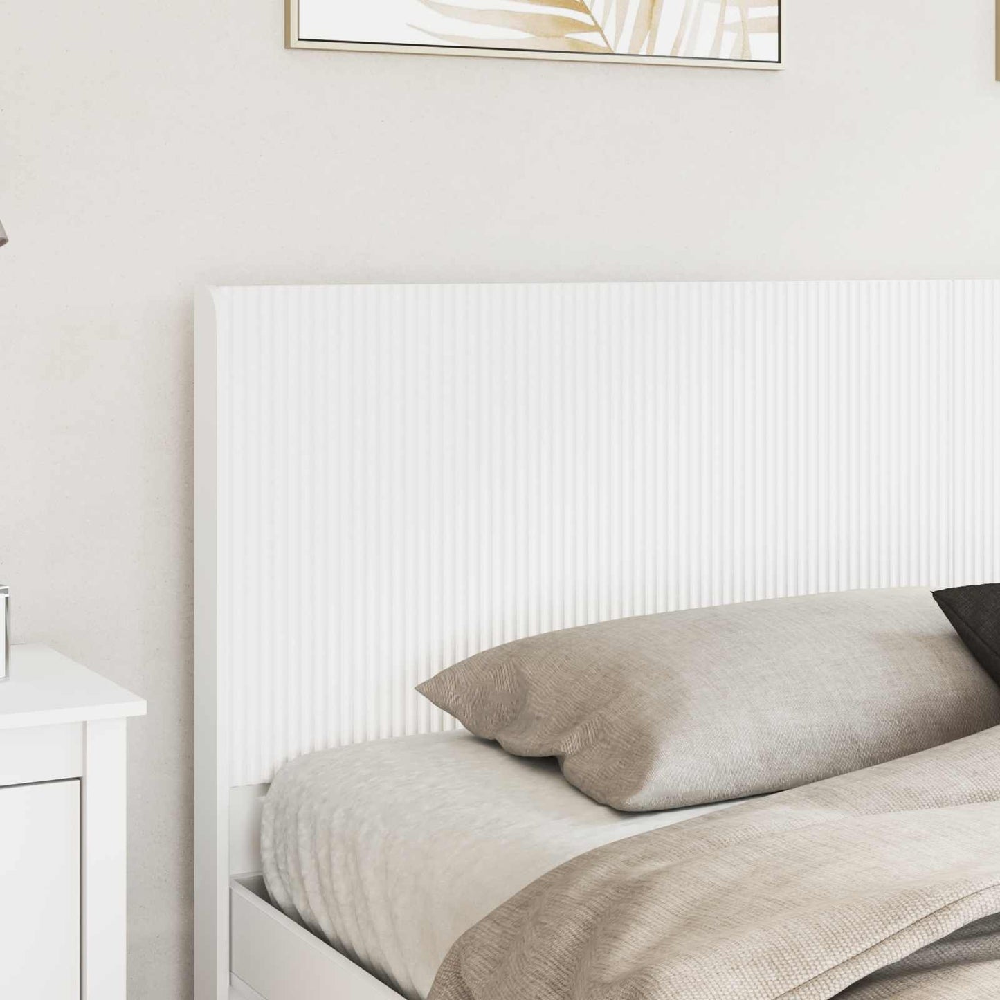 Headboard White Engineered Wood