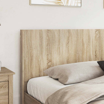 Headboard Sonoma Oak 200 cm Engineered Wood