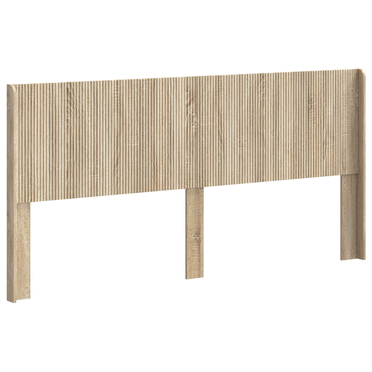 Headboard Sonoma Oak 200 cm Engineered Wood