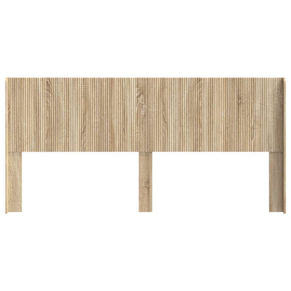 Headboard Sonoma Oak 200 cm Engineered Wood