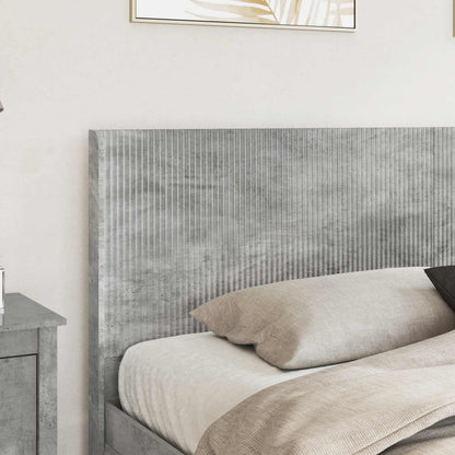 Headboard Concrete Grey Engineered Wood