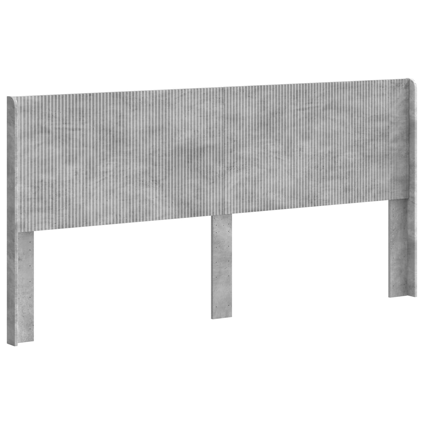 Headboard Concrete Grey Engineered Wood
