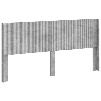 Headboard Concrete Grey Engineered Wood
