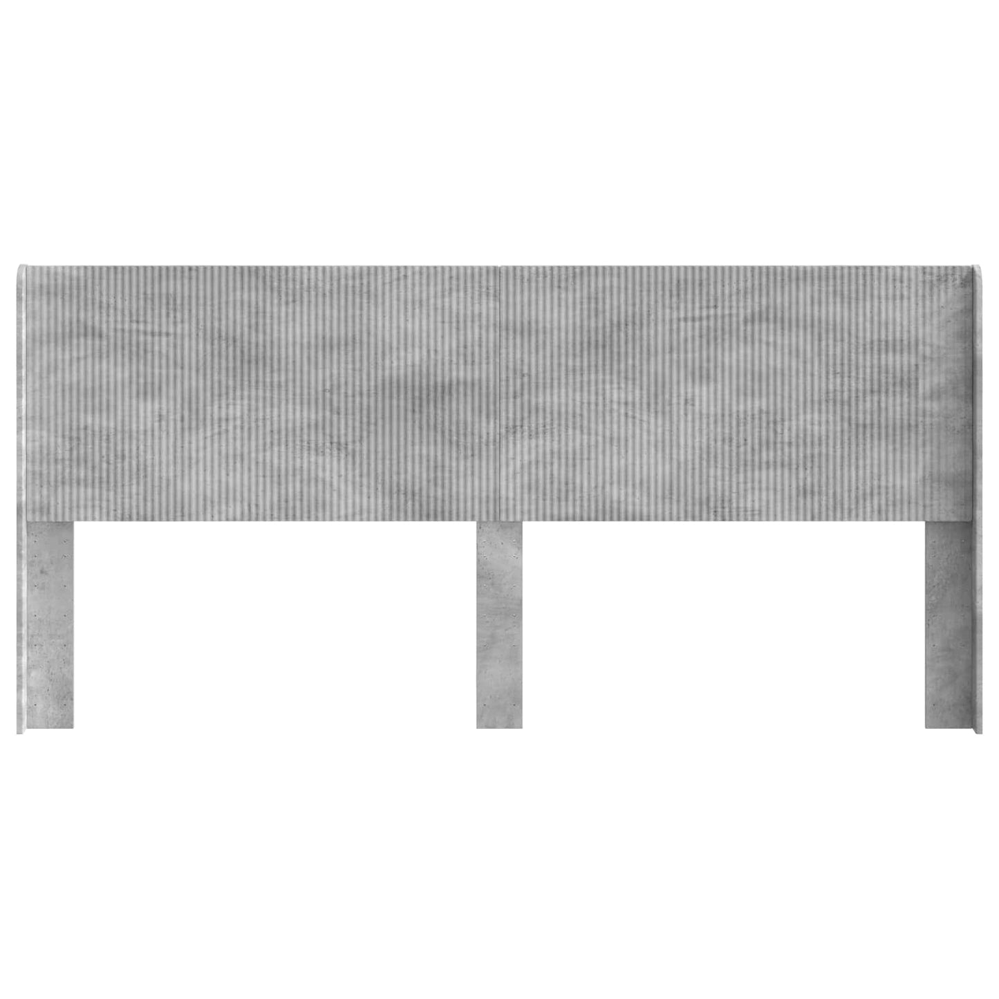 Headboard Concrete Grey Engineered Wood