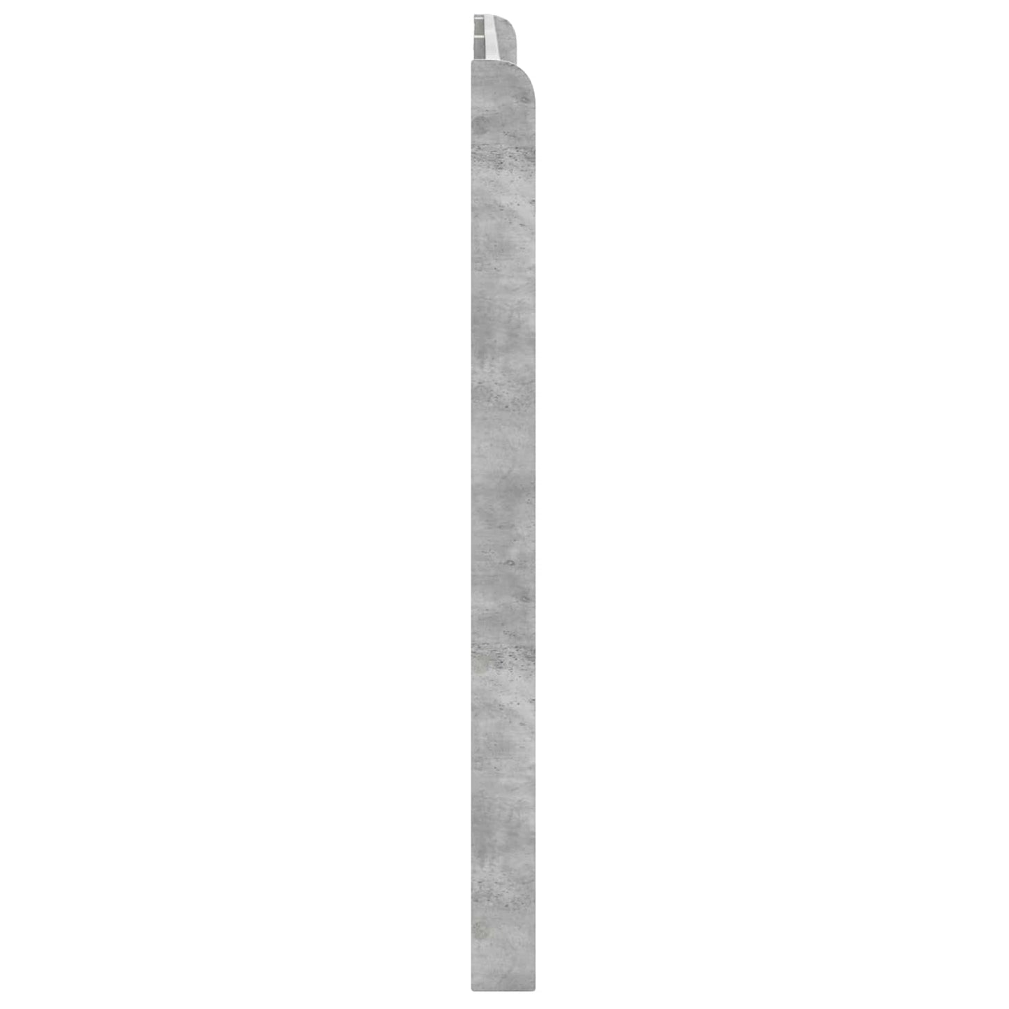 Headboard Concrete Grey Engineered Wood