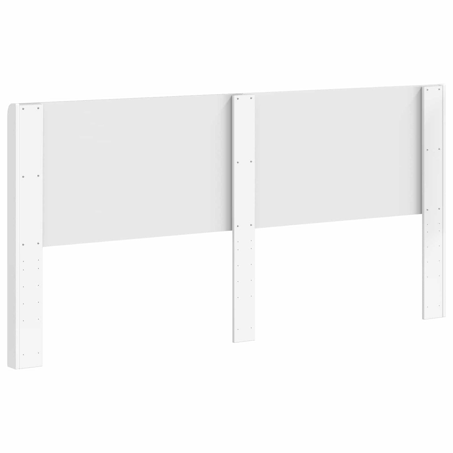 Headboard High Gloss White Engineered Wood