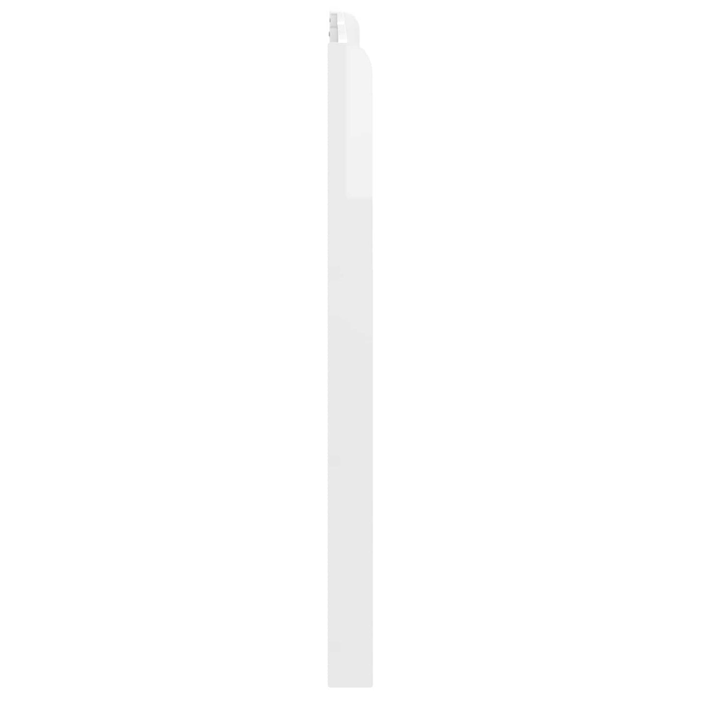 Headboard High Gloss White Engineered Wood