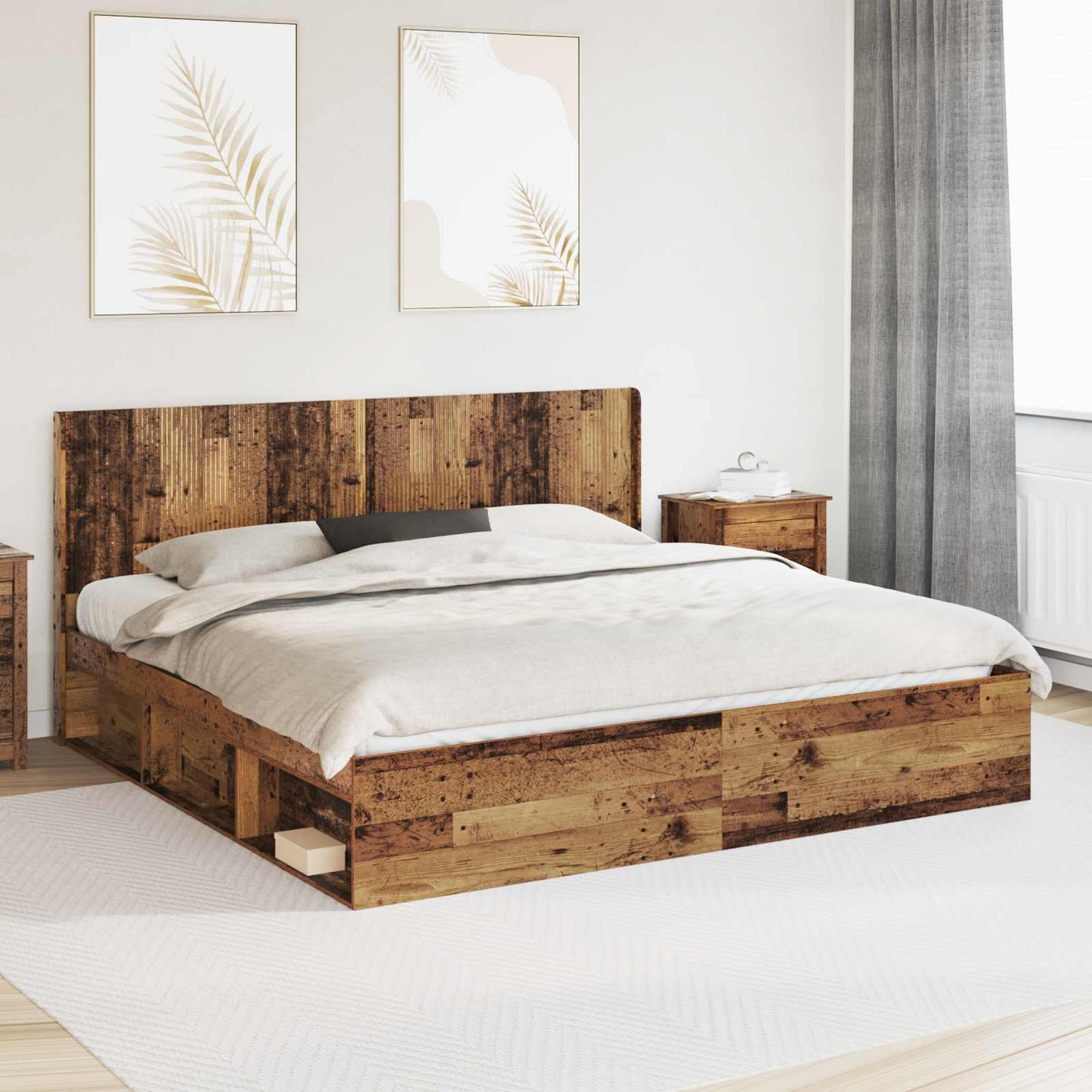 Headboard Old Wood Engineered Wood