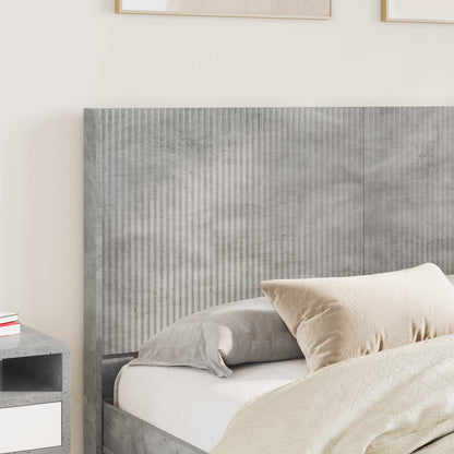 Headboard Concrete Grey Engineered Wood