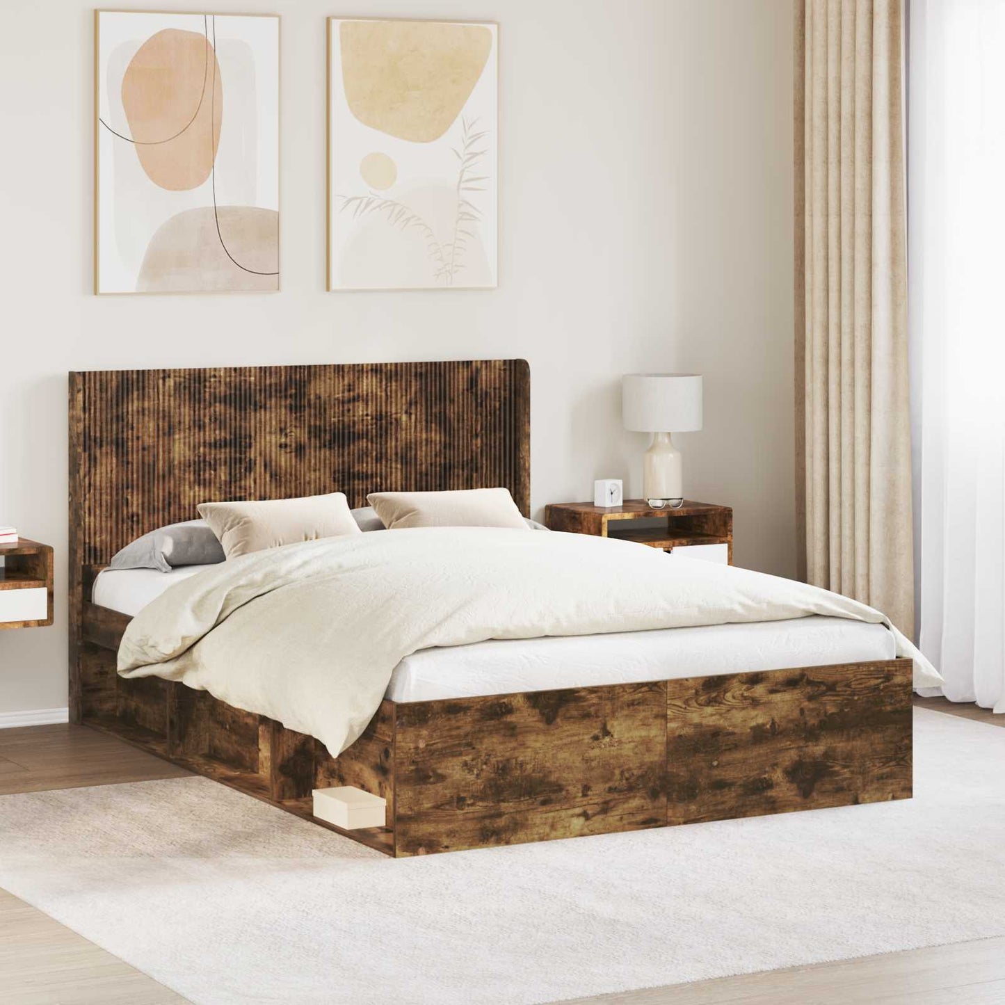 Headboard Smoked Oak
