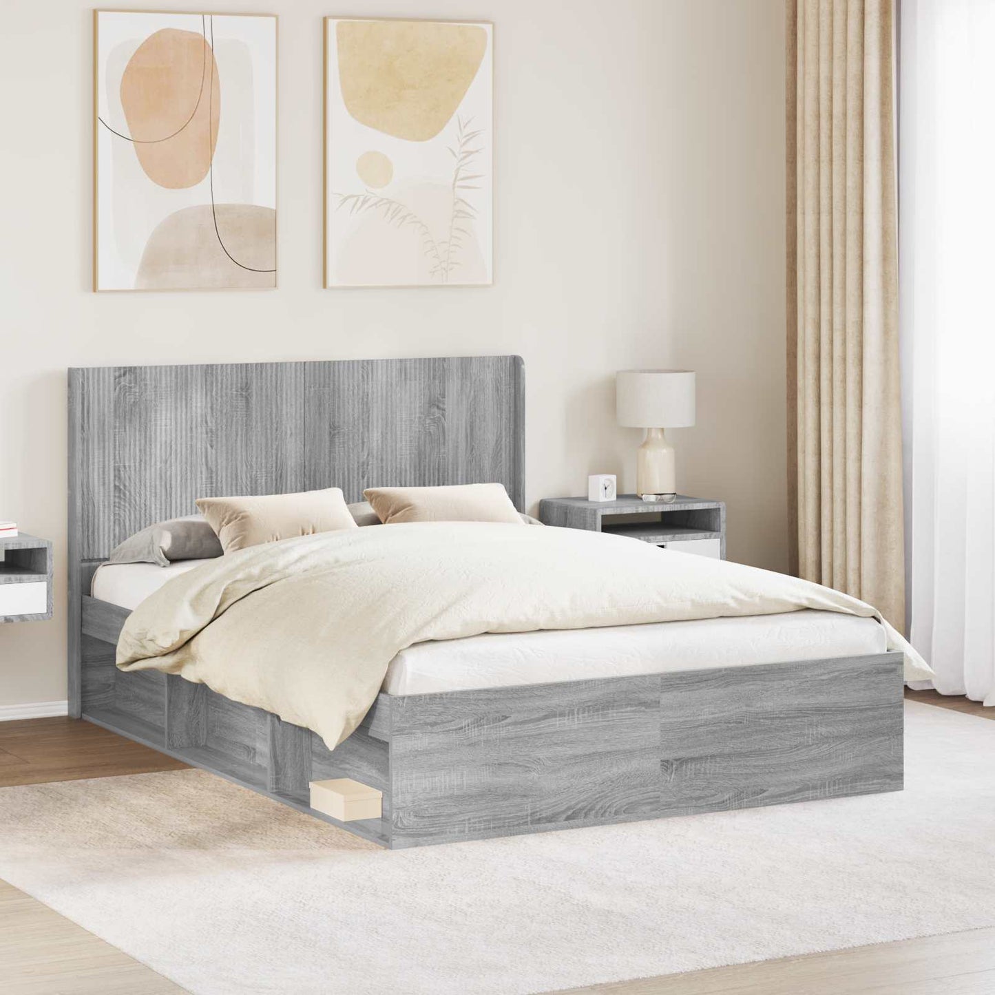 Headboard Grey Sonoma