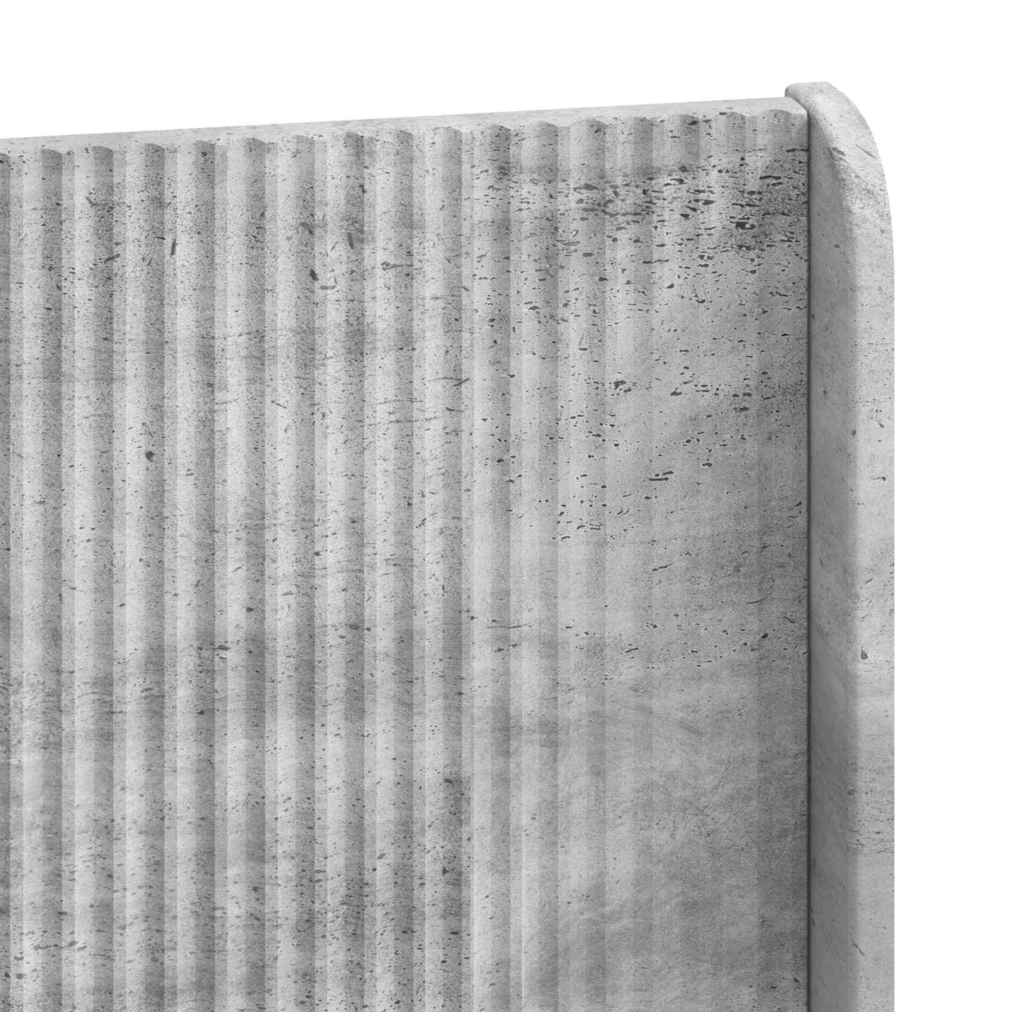 Headboard Concrete Grey Engineered Wood