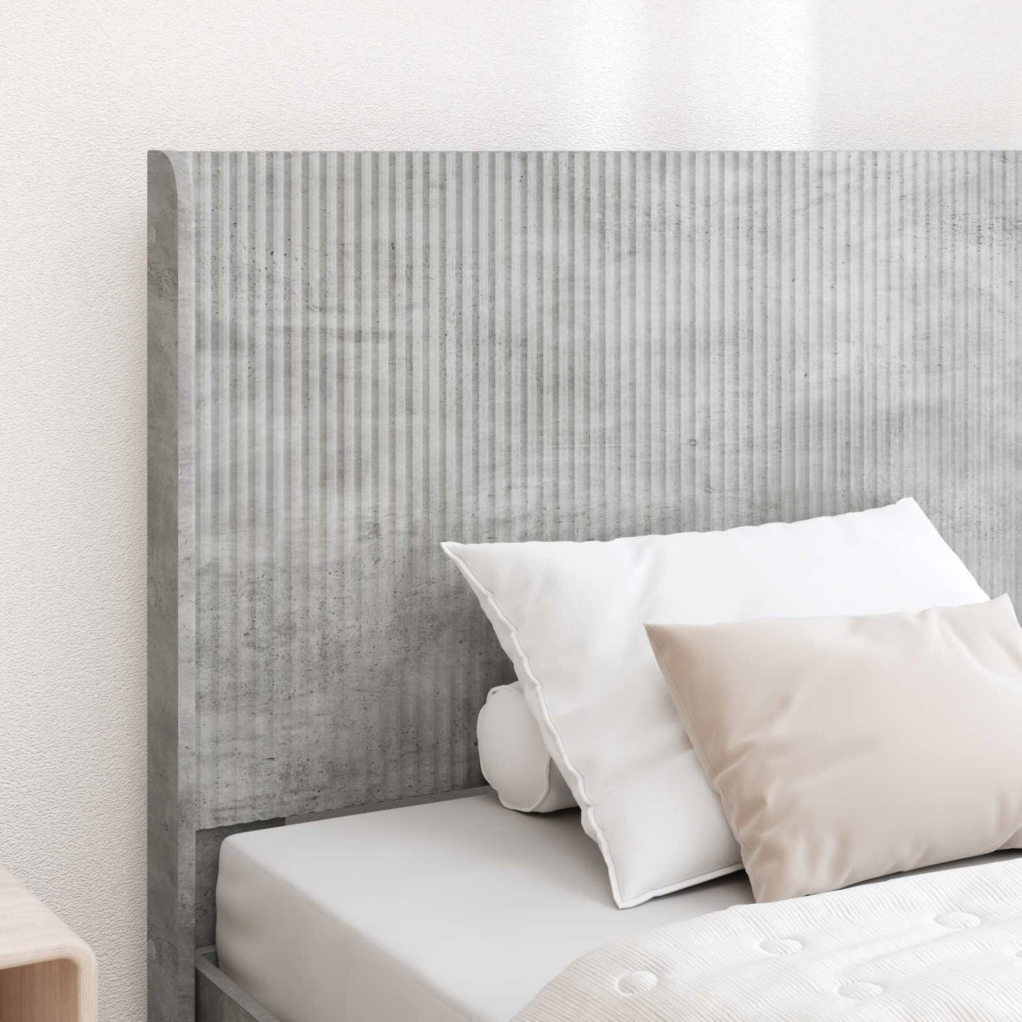 Headboard Concrete Grey Engineered Wood