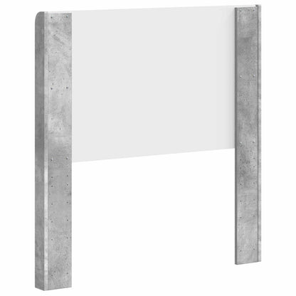 Headboard Concrete Grey Engineered Wood