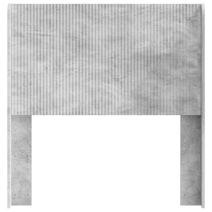 Headboard Concrete Grey Engineered Wood