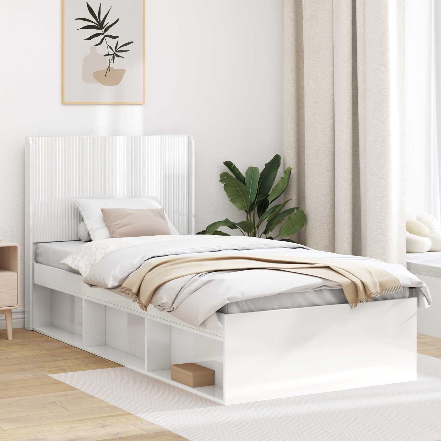 Headboard High Gloss White