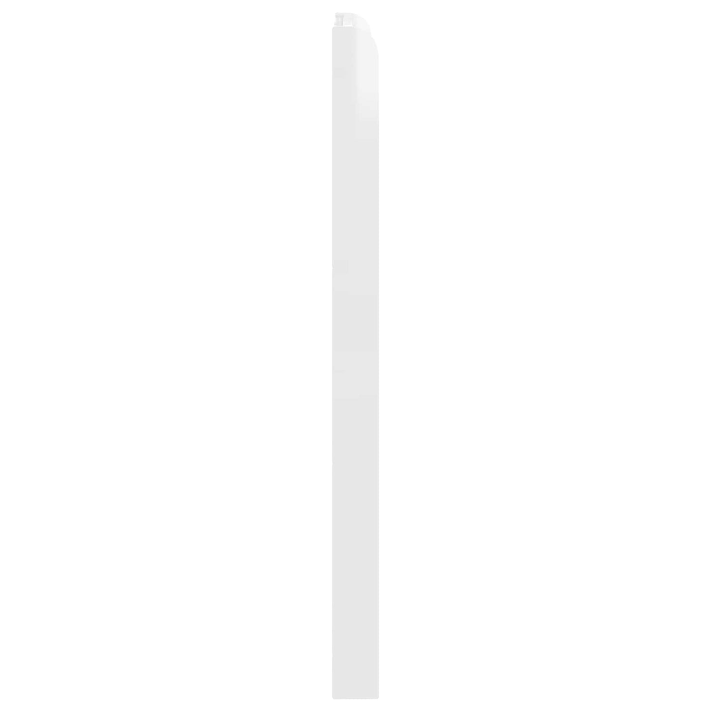 Headboard High Gloss White Engineered Wood