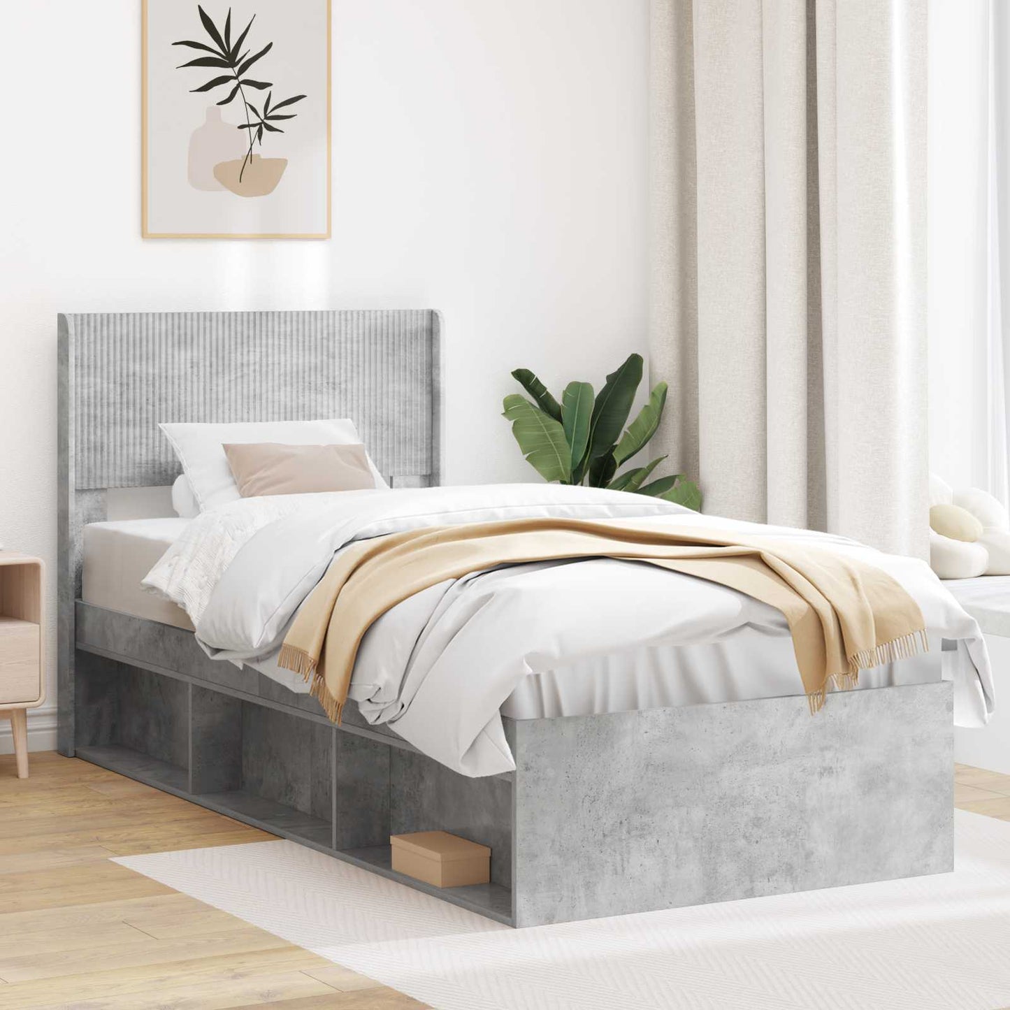Headboard Concrete Grey PB