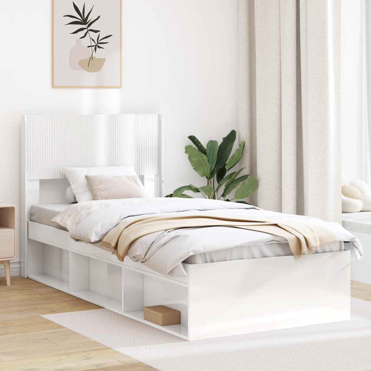 Headboard High Gloss White PB