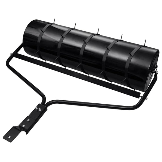 Garden Lawn Roller Pull with Aerator Clamps Ø 30 x 90 cm Steel