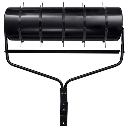 Garden Lawn Roller Pull with Aerator Clamps Ø 30 x 90 cm Steel