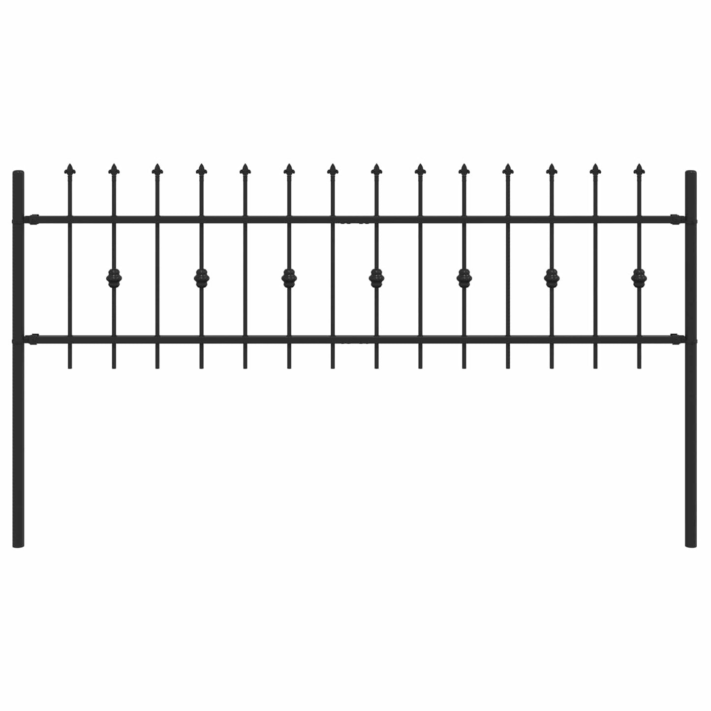 Spike Fence Asten Black
