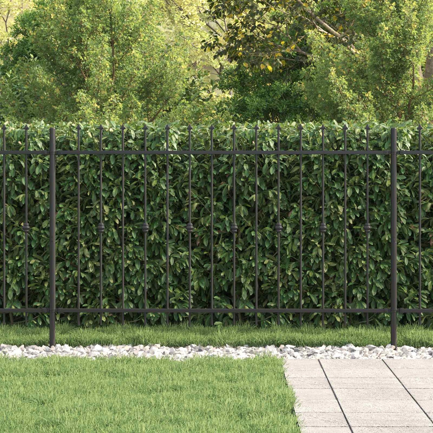 Spike Fence Asten Black